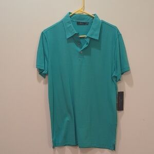 Marc Anthony Green Polo Shirt Short Sleeves Classic Collar